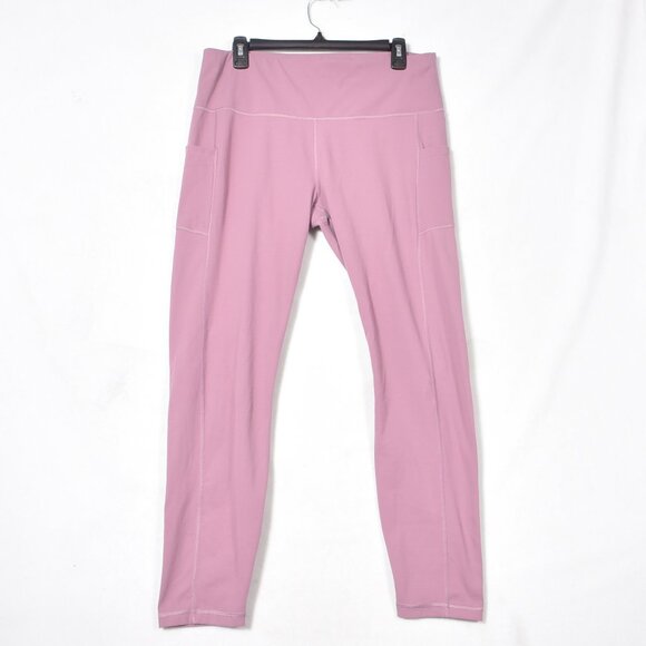 Fengbay Leggings Yoga Gym High Waist Size 2XL Pink Athletic - Picture 1 of 5